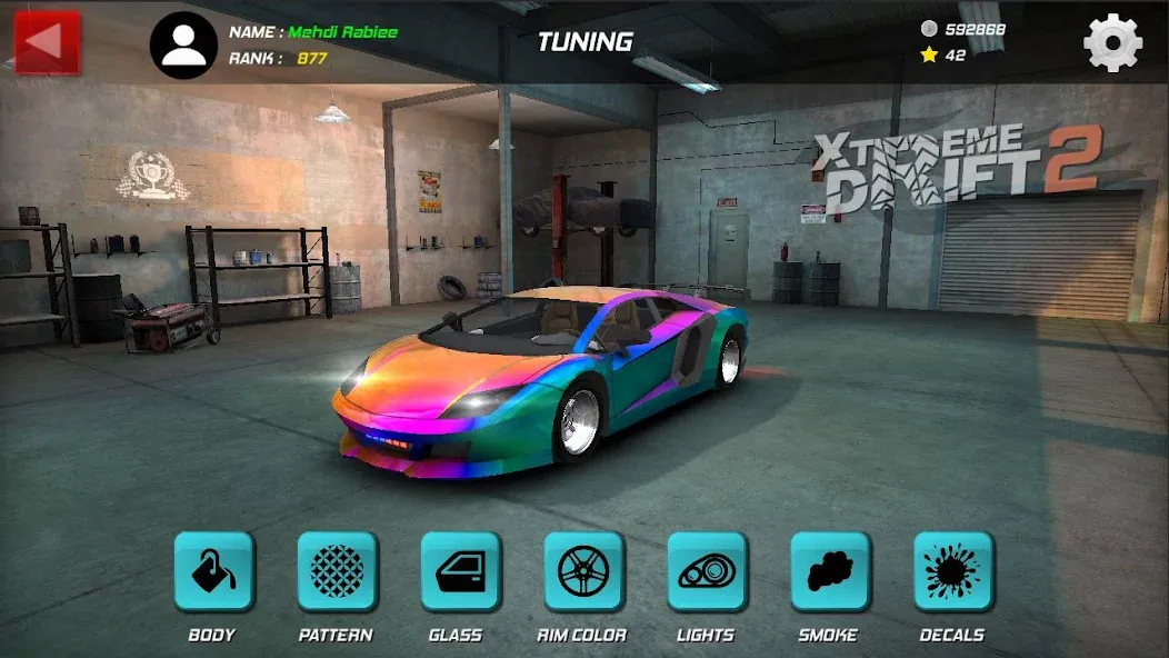 Взлом Xtreme Drift 2 (Икстрим Дрифт 2)  [МОД Menu] — полная версия apk на Андроид screen 2