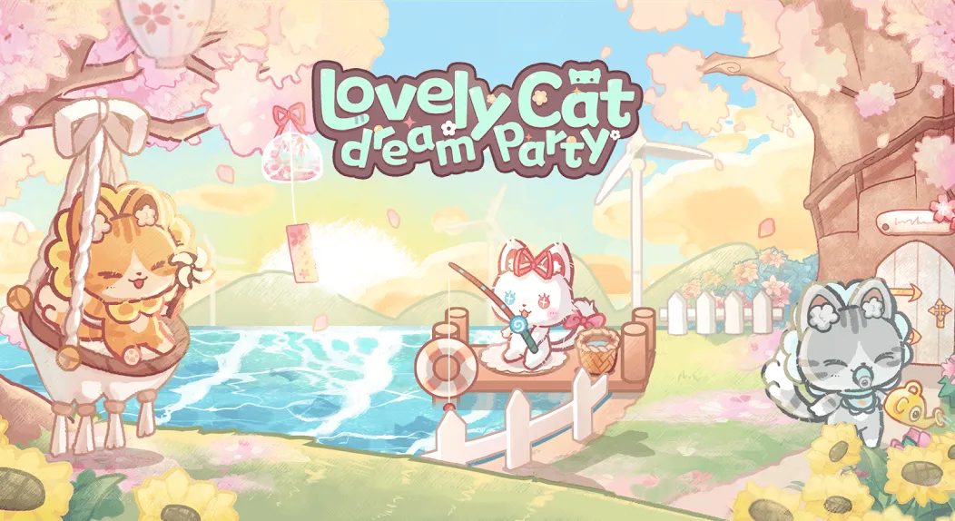 Взломанная Lovely cat dream party (Лавли кэт дрим пати)  [МОД Menu] — стабильная версия apk на Андроид screen 5