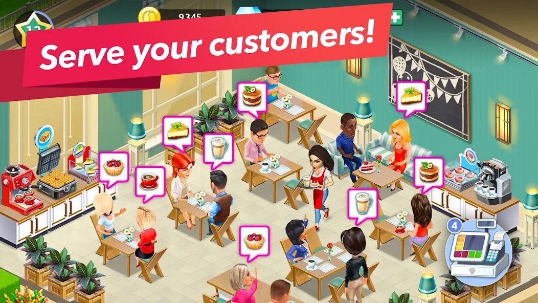 Взлом My Cafe — Restaurant Game  [МОД Много денег] — стабильная версия apk на Андроид screen 3