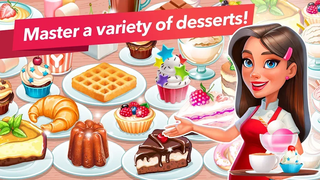 Взлом My Cafe — Restaurant Game  [МОД Много денег] — стабильная версия apk на Андроид screen 5