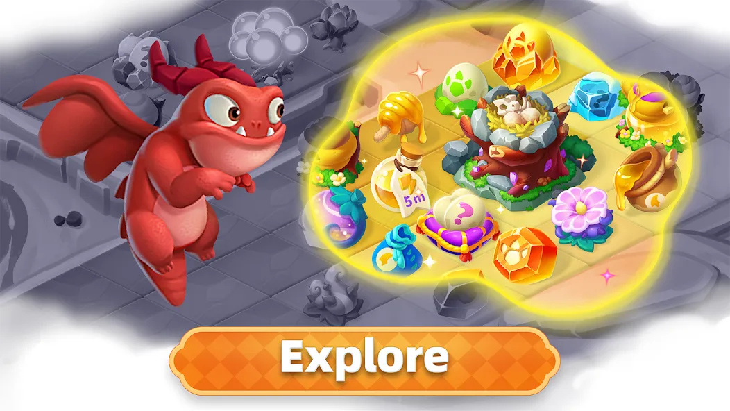 Взломанная Merge Legends: Dragon Island (Мердж Легендс)  [МОД Много монет] — последняя версия apk на Андроид screen 5