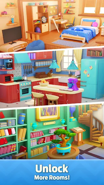 Взломанная Mergedom: Home Design (Мергедом)  [МОД Много денег] — последняя версия apk на Андроид screen 5