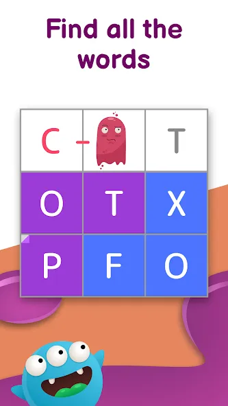 Взломанная Fill Words: Word Search Puzzle  [МОД Mega Pack] — последняя версия apk на Андроид screen 2