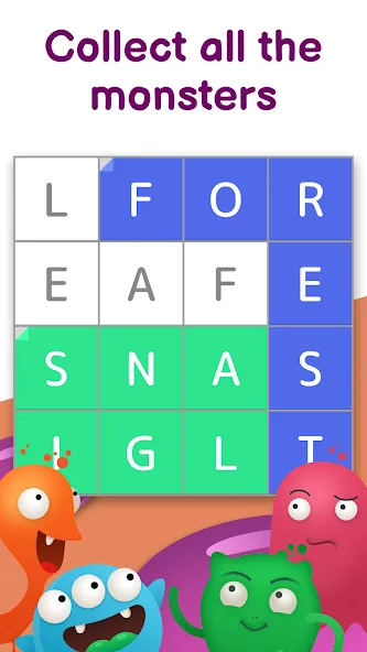 Взломанная Fill Words: Word Search Puzzle  [МОД Mega Pack] — последняя версия apk на Андроид screen 3