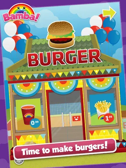 Взлом Bamba Burger (Бамба Бургер)  [МОД Бесконечные монеты] — последняя версия apk на Андроид screen 1