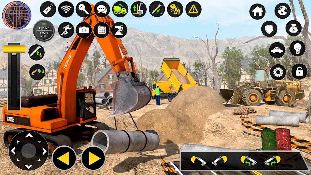 Скачать взлом Construction Excavator Game 3D  [МОД Unlimited Money] — стабильная версия apk на Андроид screen 1