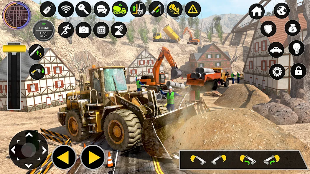 Скачать взлом Construction Excavator Game 3D  [МОД Unlimited Money] — стабильная версия apk на Андроид screen 3