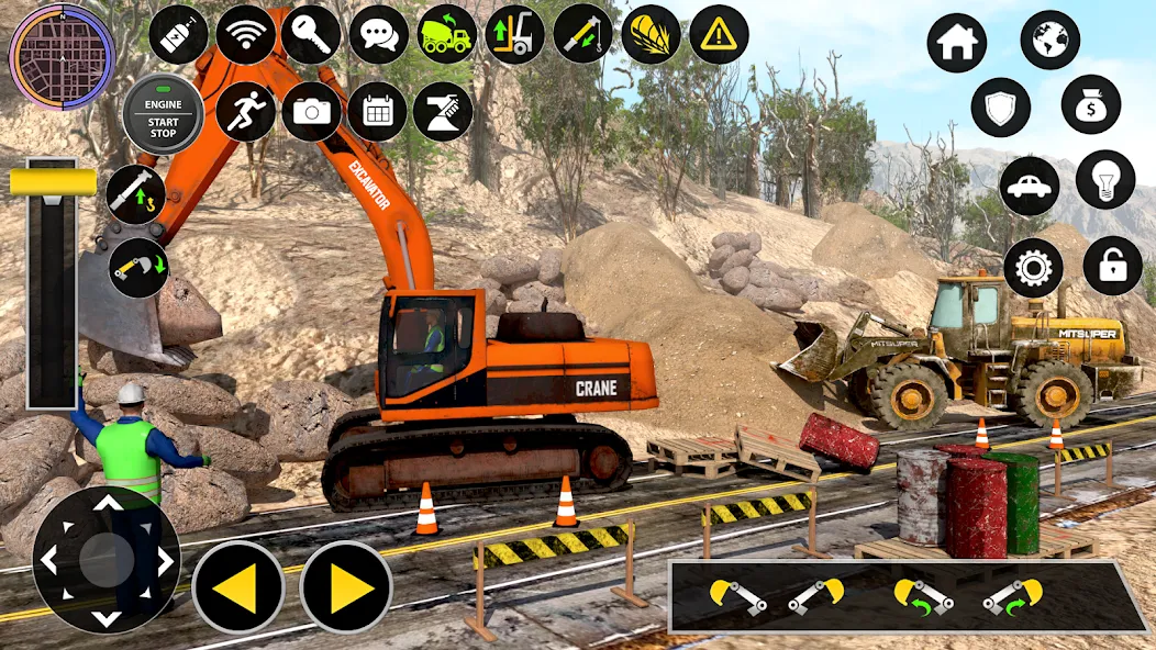 Скачать взлом Construction Excavator Game 3D  [МОД Unlimited Money] — стабильная версия apk на Андроид screen 4