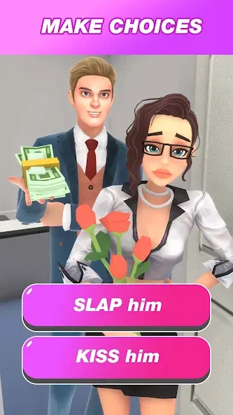 Взломанная Become an Office Queen (Станьте королевой офиса)  [МОД Mega Pack] — полная версия apk на Андроид screen 1