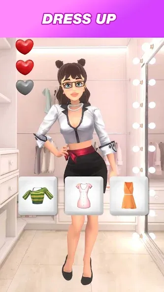 Взломанная Become an Office Queen (Станьте королевой офиса)  [МОД Mega Pack] — полная версия apk на Андроид screen 3