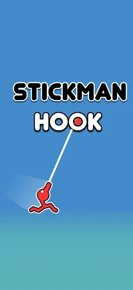 Скачать взломанную Stickman Hook  [МОД Меню] — полная версия apk на Андроид screen 1