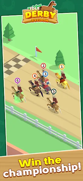 Взломанная Idle Derby Tycoon (Айдл Дерби Тайкун)  [МОД Много денег] — стабильная версия apk на Андроид screen 2