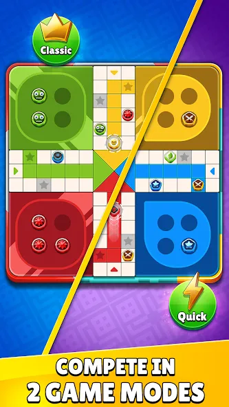 Взломанная Ludo Party : Dice Board Game (Лудо Пати)  [МОД Все открыто] — последняя версия apk на Андроид screen 2