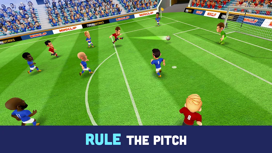 Скачать взлом Mini Football — Mobile Soccer (Мини Футбол)  [МОД Unlocked] — стабильная версия apk на Андроид screen 3