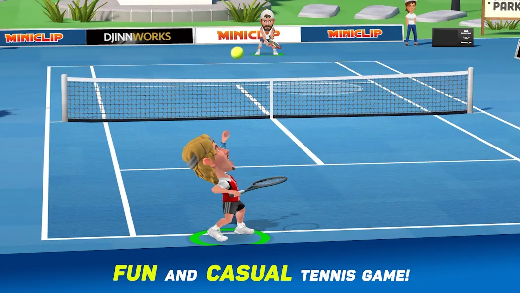 Взлом Mini Tennis: Perfect Smash (Мини Теннис)  [МОД Меню] — стабильная версия apk на Андроид screen 1