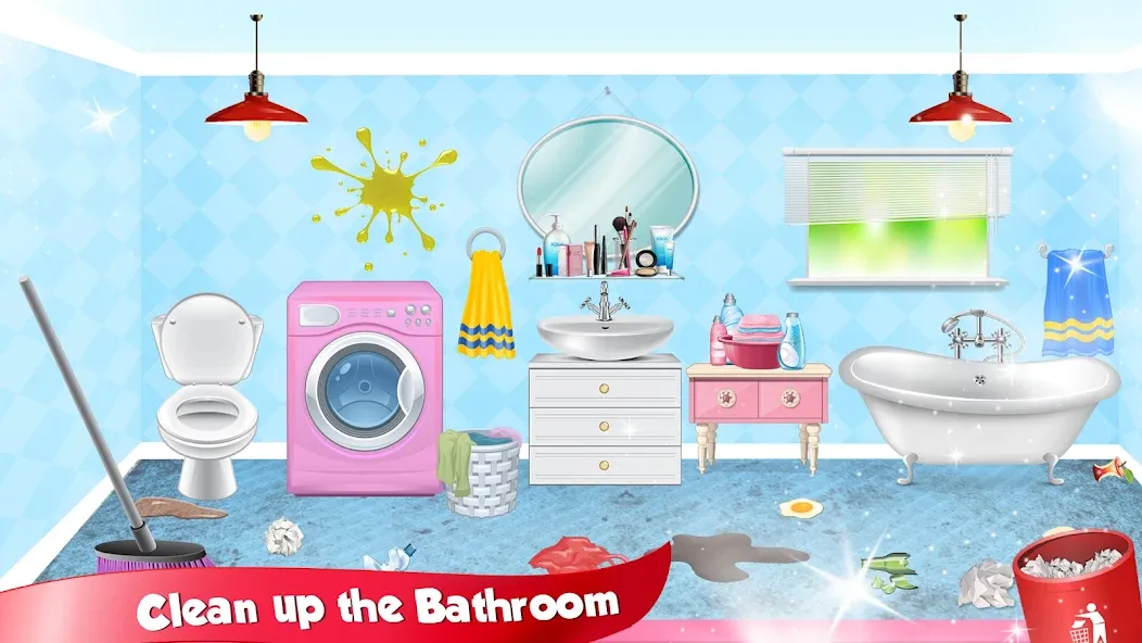 Взлом Girl Doll House Design & Clean  [МОД Menu] — последняя версия apk на Андроид screen 2