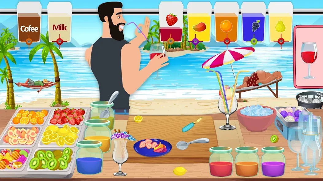 Скачать взлом Boba cocktail:DIY recipe games  [МОД Много денег] — стабильная версия apk на Андроид screen 1