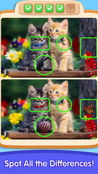 Скачать взломанную Can You Spot It: Differences  [МОД Меню] — последняя версия apk на Андроид screen 1