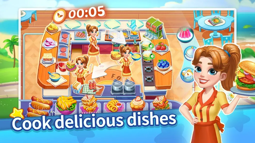 Взлом Cooking Master Adventure Games (Кукинг Мастер)  [МОД Бесконечные монеты] — стабильная версия apk на Андроид screen 1