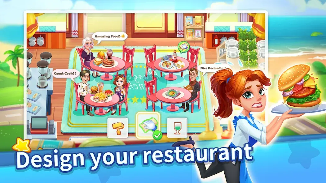 Взлом Cooking Master Adventure Games (Кукинг Мастер)  [МОД Бесконечные монеты] — стабильная версия apk на Андроид screen 2