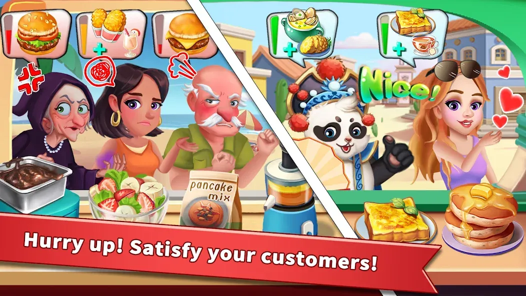 Скачать взлом Rising Super Chef — Cook Fast (Райзинг Супер Шеф)  [МОД Unlimited Money] — последняя версия apk на Андроид screen 3