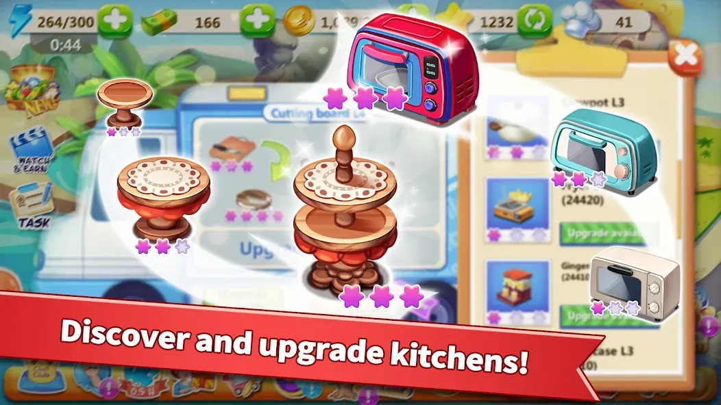 Скачать взлом Rising Super Chef — Cook Fast (Райзинг Супер Шеф)  [МОД Unlimited Money] — последняя версия apk на Андроид screen 4