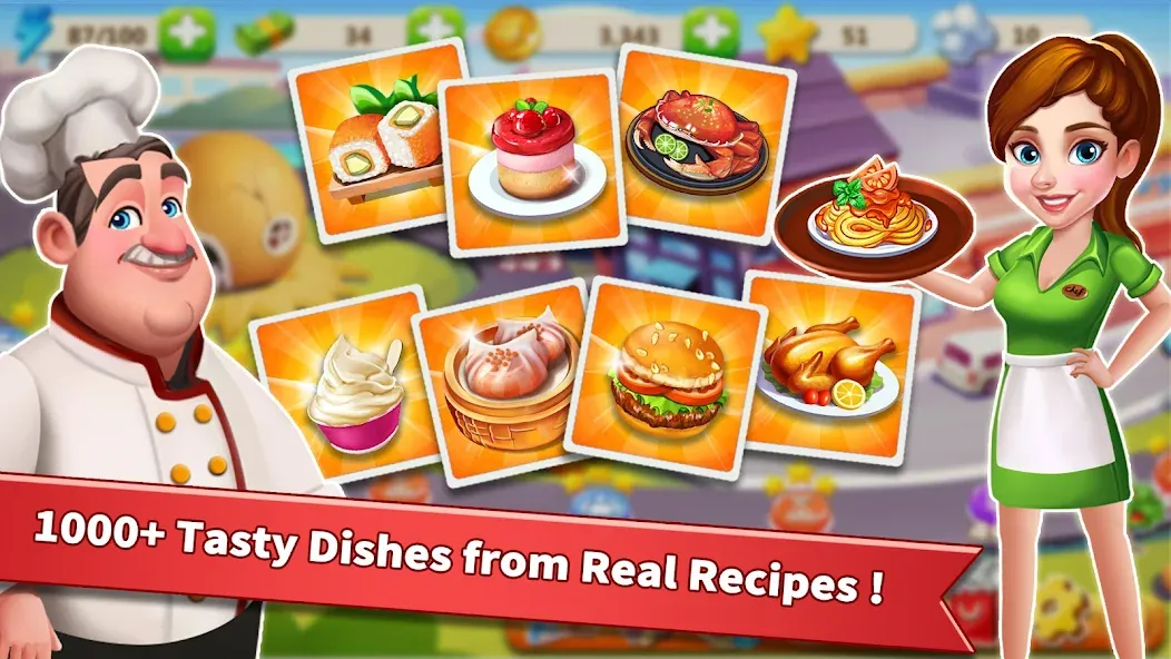 Скачать взлом Rising Super Chef — Cook Fast (Райзинг Супер Шеф)  [МОД Unlimited Money] — последняя версия apk на Андроид screen 5