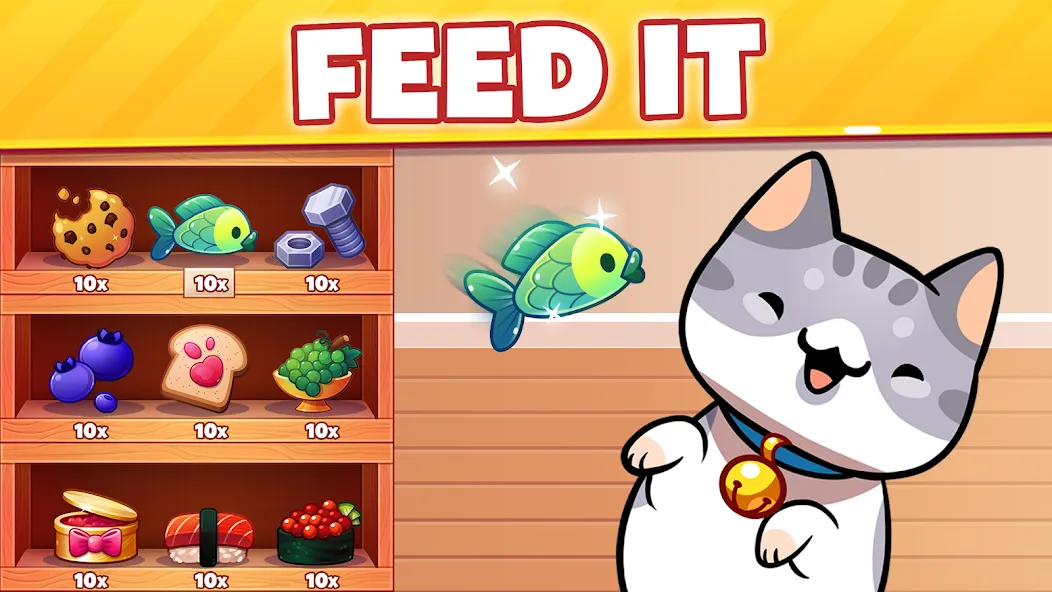 Взломанная Cat Game — The Cats Collector!  [МОД Unlocked] — последняя версия apk на Андроид screen 2