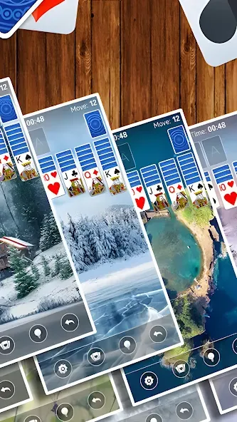 Скачать взлом Solitaire Card Game (Солитер карточная игра)  [МОД Mega Pack] — полная версия apk на Андроид screen 4