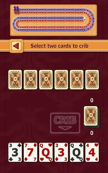 Взломанная Cribbage (Криббидж)  [МОД Много монет] — полная версия apk на Андроид screen 4