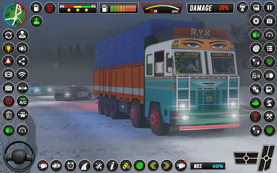 Взлом Indian Truck Game 3d Truck sim (Трак Геймс Драйвинг Симулятор)  [МОД Бесконечные монеты] — стабильная версия apk на Андроид screen 1