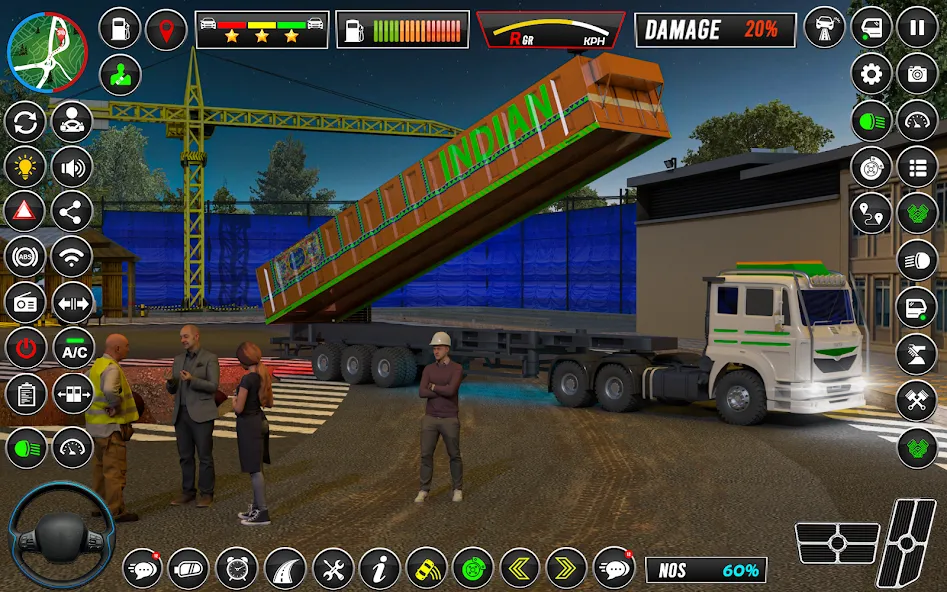 Взлом Indian Truck Game 3d Truck sim (Трак Геймс Драйвинг Симулятор)  [МОД Бесконечные монеты] — стабильная версия apk на Андроид screen 5