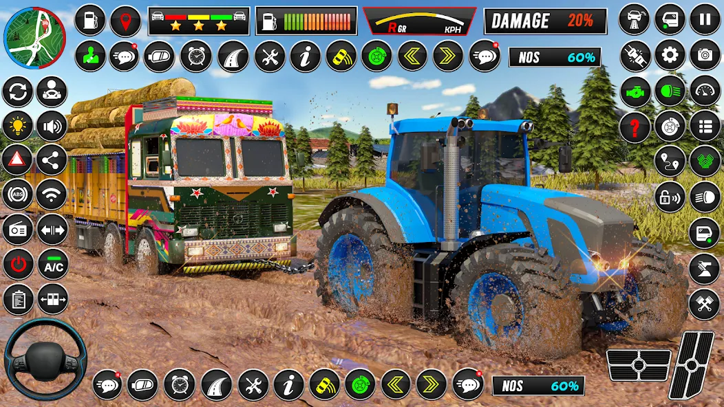 Взломанная Indian Tractor Games Simulator  [МОД Много монет] — последняя версия apk на Андроид screen 2