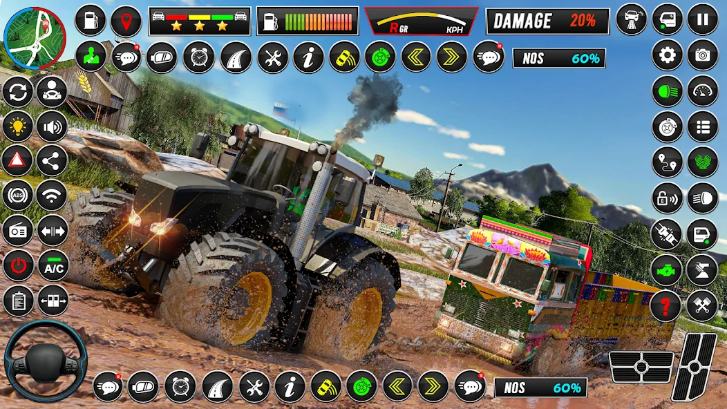 Взломанная Indian Tractor Games Simulator  [МОД Много монет] — последняя версия apk на Андроид screen 3