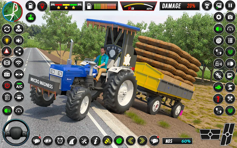 Взломанная Indian Tractor Games Simulator  [МОД Много монет] — последняя версия apk на Андроид screen 4