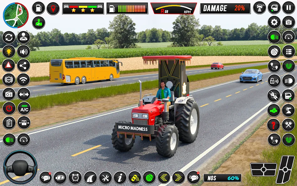 Взломанная Indian Tractor Games Simulator  [МОД Много монет] — последняя версия apk на Андроид screen 5