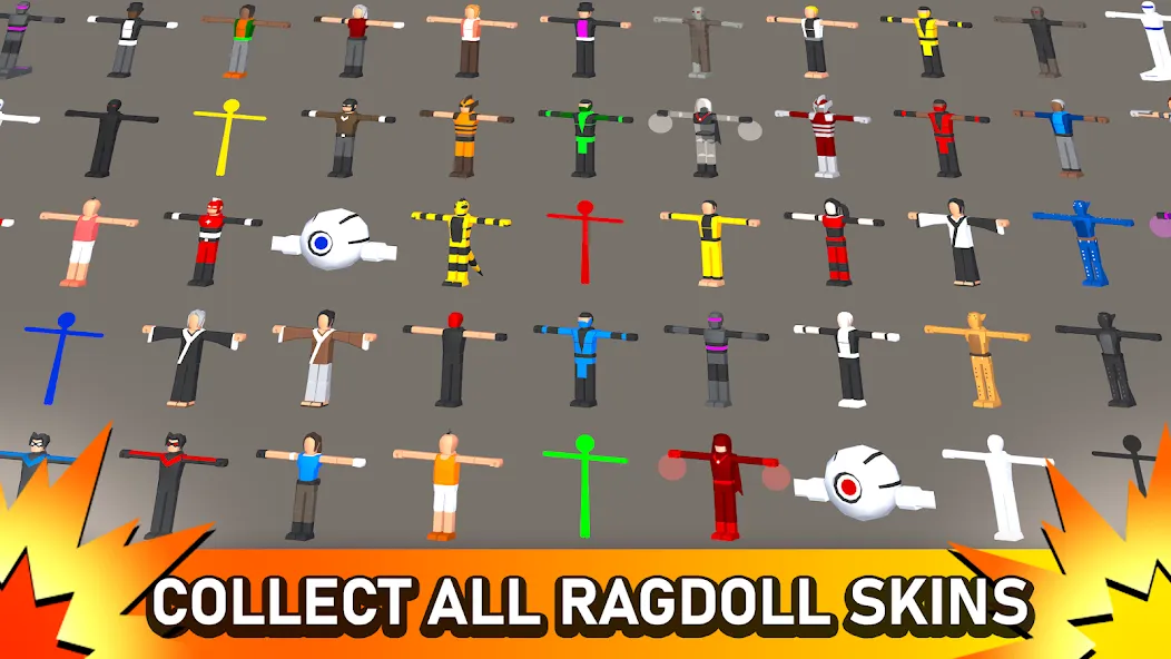 Скачать взлом Smashgrounds.io: Ragdoll Arena  [МОД Меню] — полная версия apk на Андроид screen 5