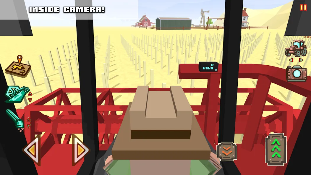 Скачать взломанную Blocky Farm Racing & Simulator  [МОД Бесконечные монеты] — стабильная версия apk на Андроид screen 3