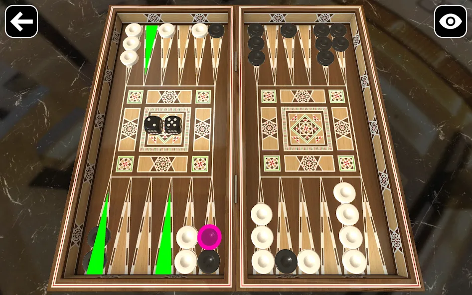 Скачать взлом Original Backgammon  [МОД Много монет] — последняя версия apk на Андроид screen 2