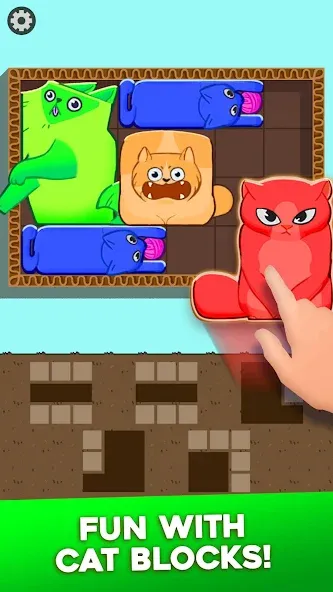 Взлом Block Puzzle Cats (Блок Пазл Кошки)  [МОД Меню] — последняя версия apk на Андроид screen 1