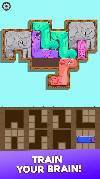 Взлом Block Puzzle Cats (Блок Пазл Кошки)  [МОД Меню] — последняя версия apk на Андроид screen 4