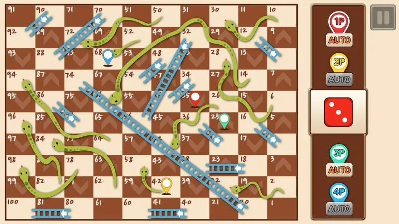 Скачать взломанную Snakes & Ladders King  [МОД Mega Pack] — стабильная версия apk на Андроид screen 1