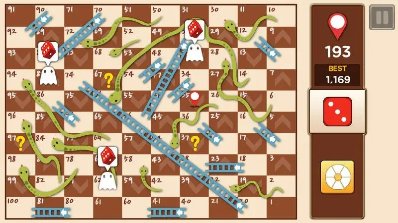 Скачать взломанную Snakes & Ladders King  [МОД Mega Pack] — стабильная версия apk на Андроид screen 2