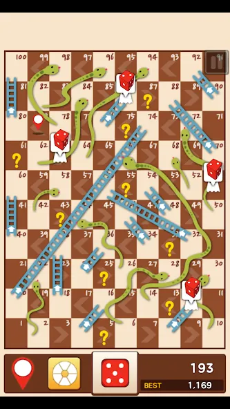 Скачать взломанную Snakes & Ladders King  [МОД Mega Pack] — стабильная версия apk на Андроид screen 5