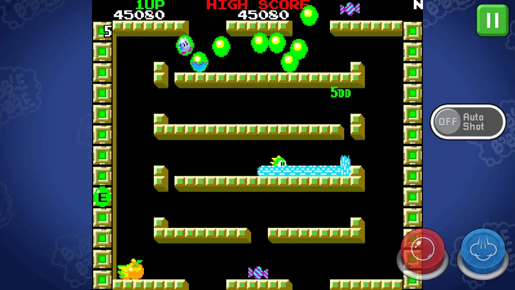 Взломанная BUBBLE BOBBLE classic (БАБЛ БОББЛ классика)  [МОД Бесконечные деньги] — стабильная версия apk на Андроид screen 1