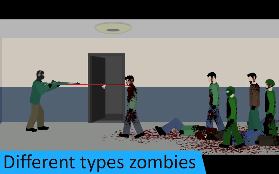 Скачать взломанную Flat Zombies: Defense&Cleanup (Флэт Зомби)  [МОД Много монет] — полная версия apk на Андроид screen 2