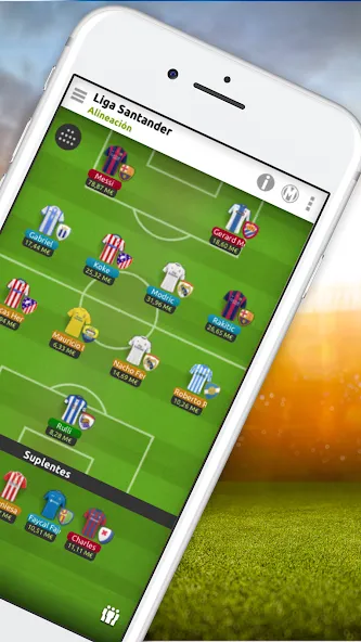 Скачать взломанную futmondo — soccer manager (футмондо)  [МОД Меню] — стабильная версия apk на Андроид screen 2