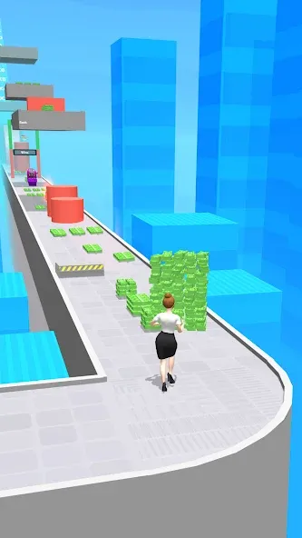 Взлом Money Run 3D (Мани Ран 3Д)  [МОД Все открыто] — последняя версия apk на Андроид screen 3