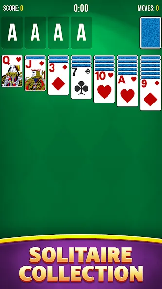 Взломанная Solitaire Bliss Collection  [МОД Много монет] — последняя версия apk на Андроид screen 1