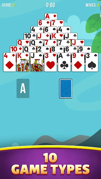 Взломанная Solitaire Bliss Collection  [МОД Много монет] — последняя версия apk на Андроид screen 2